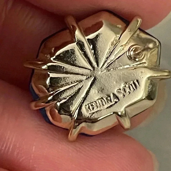 Kendra Scott Morgan Cobalt Cat’s Eye Stud Earrings - Picture 6 of 8